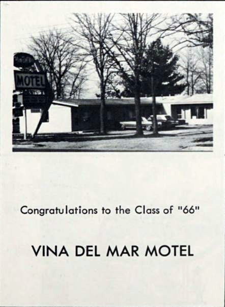 Swiss Inn (Vina Del Mar Motel) - Houghton Lake High School - Bobcat Yearbook Class Of 1966